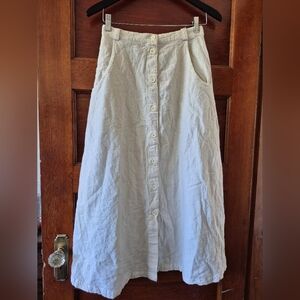 Vintage Tilley 100% Cotton Skirt Size Small 28" Waist